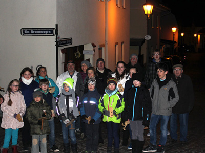 Osterklappern 2015 in Hornau