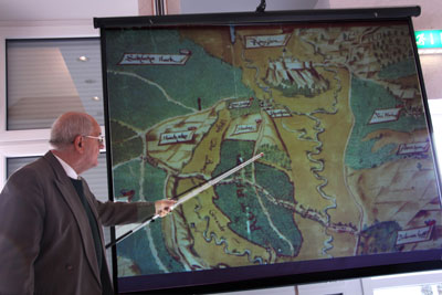 Historische Karte Hornauer Flurnamen