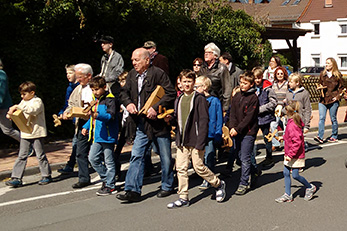 Osterklappern 2017 in Kelkheim-Hornau