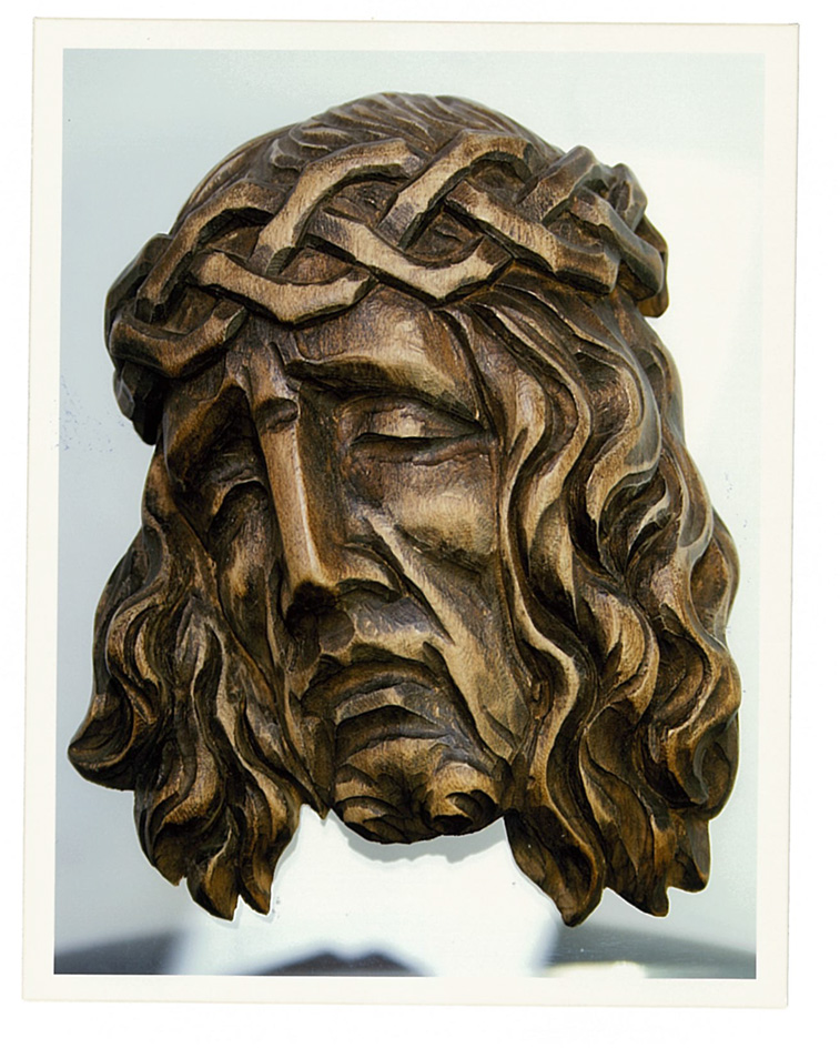 Christuskopf, Arbeit von Norbert Klarmann