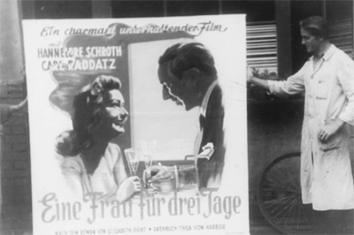 Filmplakat 'Eine Frau für drei Tage'