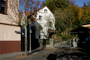Kreuzung Theresenstraße/Hornauer Straße: Blick auf viel Gr&uuml;n am Weg zum Borntreppchen.