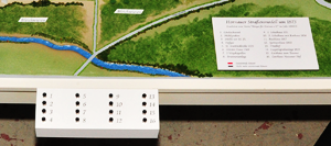 Lageplan und Orientierungshilfe mit Signallichtern